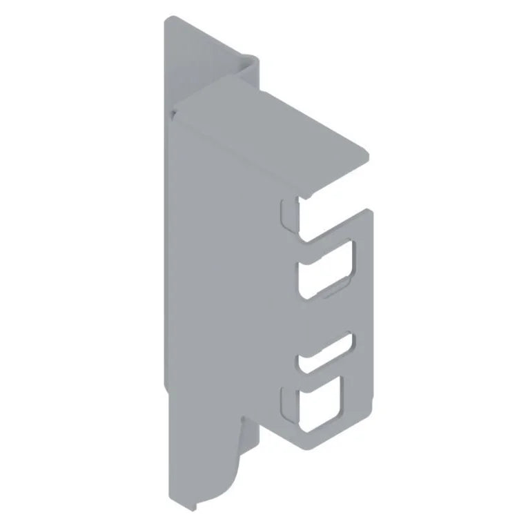 Adaptador Traseiro Baixo para Gaveta Tandembox Baixa - Cinza - Lado Direito - 01 unidade - Corrediças