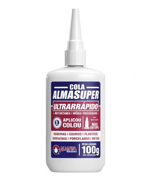 Adesivo Instantâneo Almasuper AEP401 - 100g - 01 unidade - Sem Categoria
