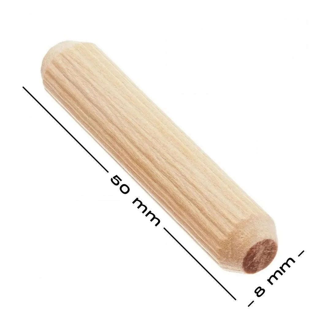 Cavilha 8X50mm | Pacote com 100 - Fixadores