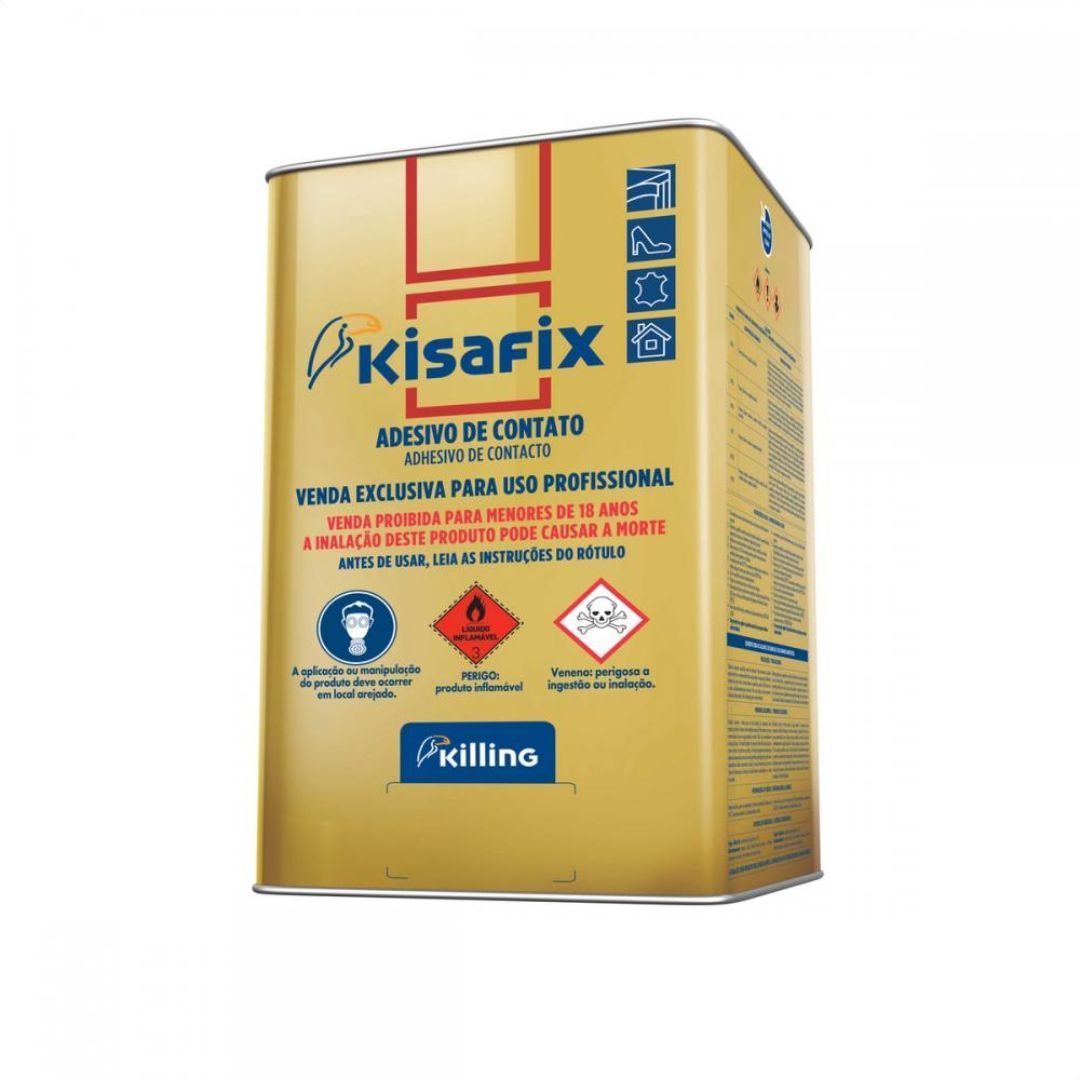 Cola de Contato Kisafix Premium | Galão com 14Kg - Sem Categoria