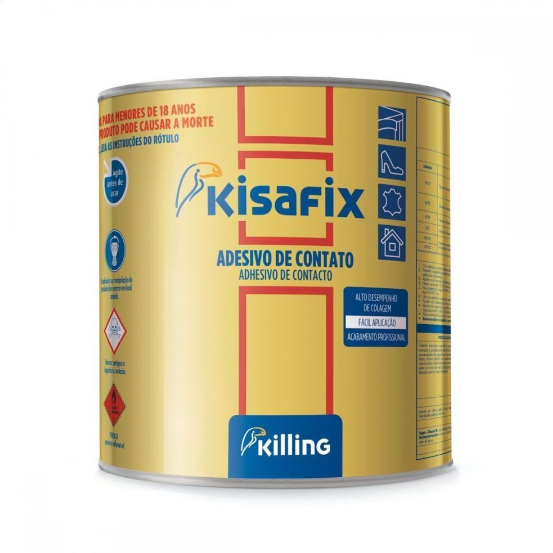 Cola de Contato Kisafix Premium | Lata com 2,8Kg - Sem Categoria