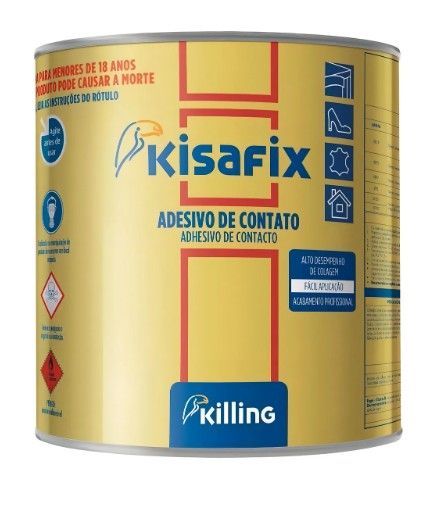 Cola de Contato Kisafix Premium | Lata com 750Kg - Sem Categoria