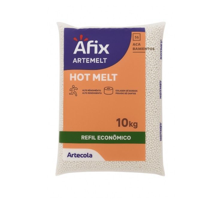 Cola Granulada Hotmelt 1824 Branca - 10kg - Baixa Temperatura - Sem Categoria
