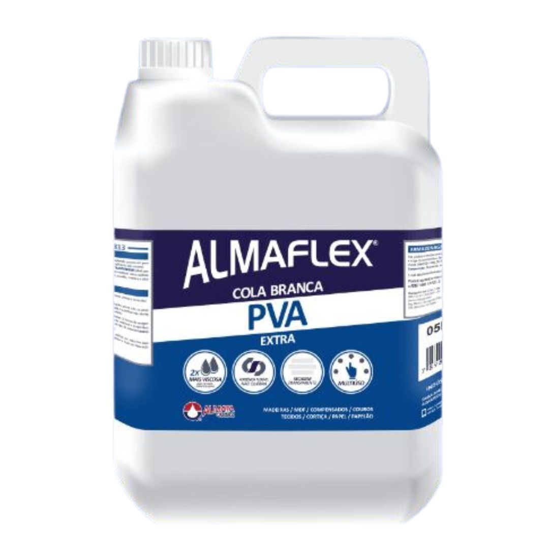 Cola PVA Extra Almaflex 813 - 05kg - 01 Unidade - Sem Categoria