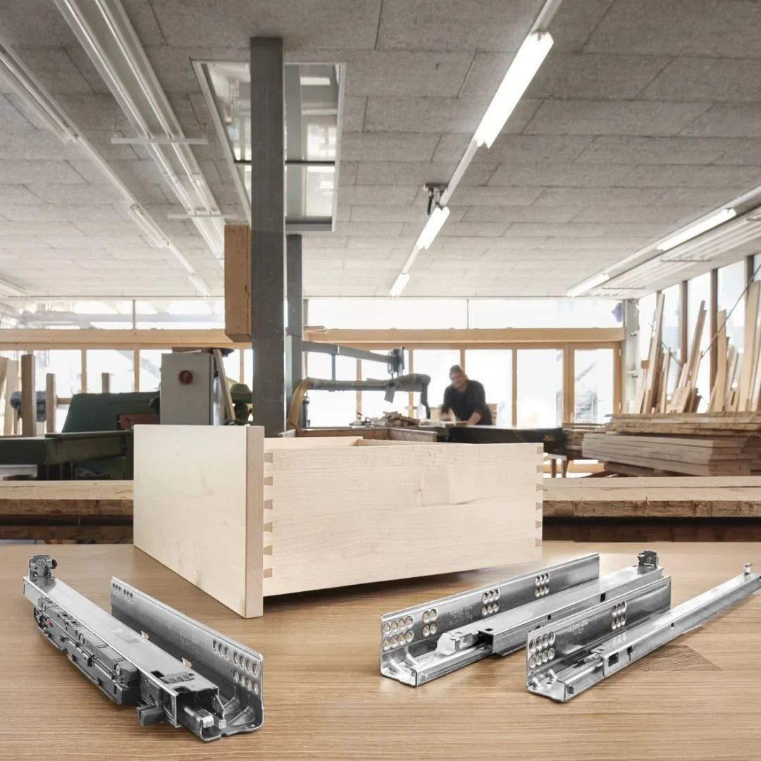 Corrediça Blum Movento 600mm | Extensão Total | Blumotion | Sem Acoplamento - Corrediças