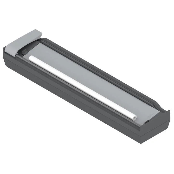 CORTADOR DE FOLHAS ORGA-LINE P/ FILME PVC - CINZA/ CINZA CLARO - 01 UNIDADE - Utensílios e Organizadores