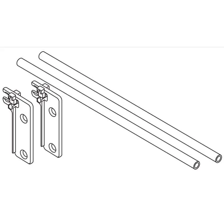Divisor Transversal Reling 1106mm - P/ Gaveta Tandembox - Aluminizado - Par - Corrediças