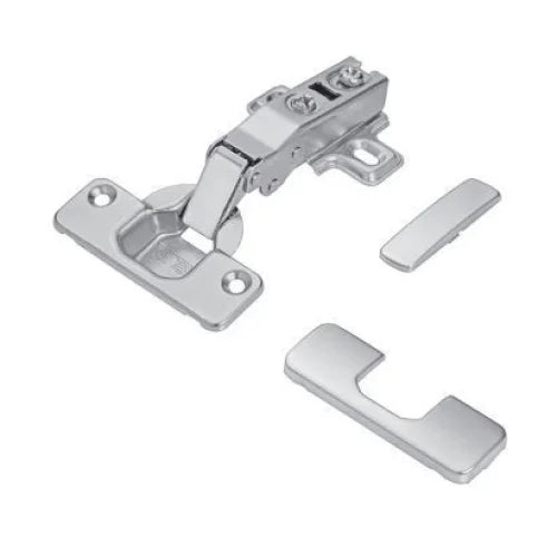 Dobradiça Curva 105° com Amortecimento | Slide On | com Capa | FGVTN - Dobradiças