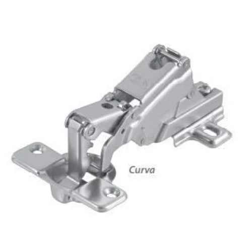 Dobradiça Curva 165° Click com Amortecimento | FGVTN - Dobradiças