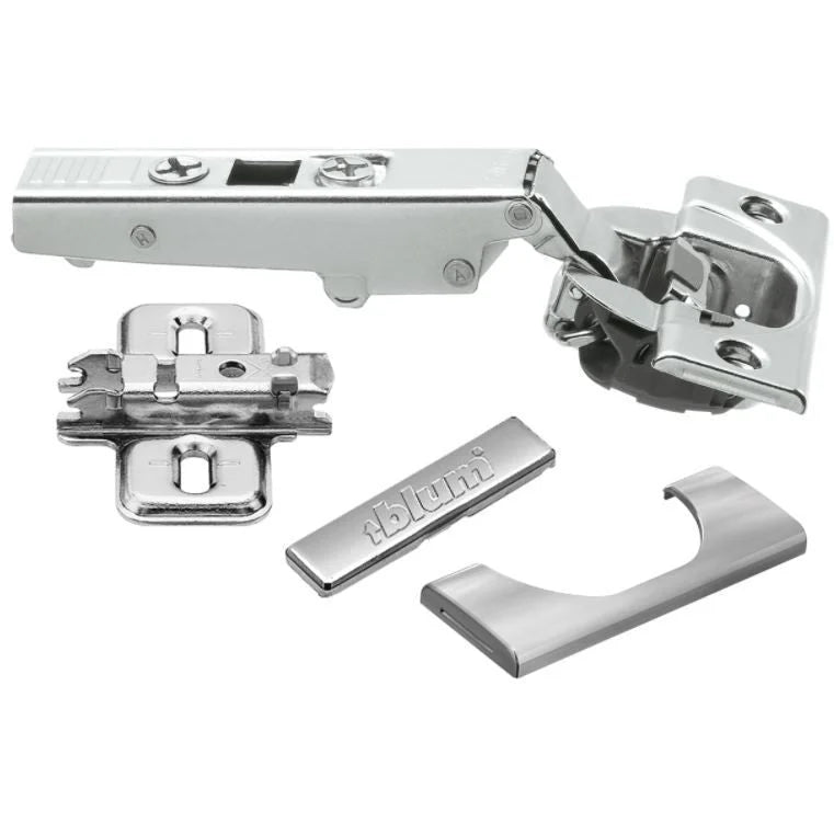 Dobradiça Reta 110° Clip Top com Amortecimento | Blumotion | Completa | Blum - Dobradiças