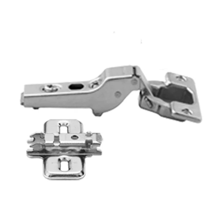 Dobradiça Clip Brasil 107° Curva Para Tip-On (Sem Mola) - Par - Dobradiças