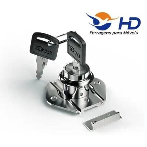Fechadura Com Batente e Chave 22mm | HD Ferragens HD FERRAGENS