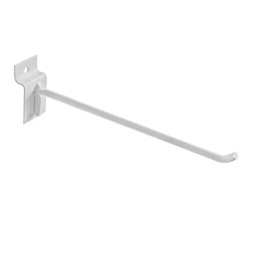 Gancho Simples Branco 15cm Para Painel Canaletado - Ganchos