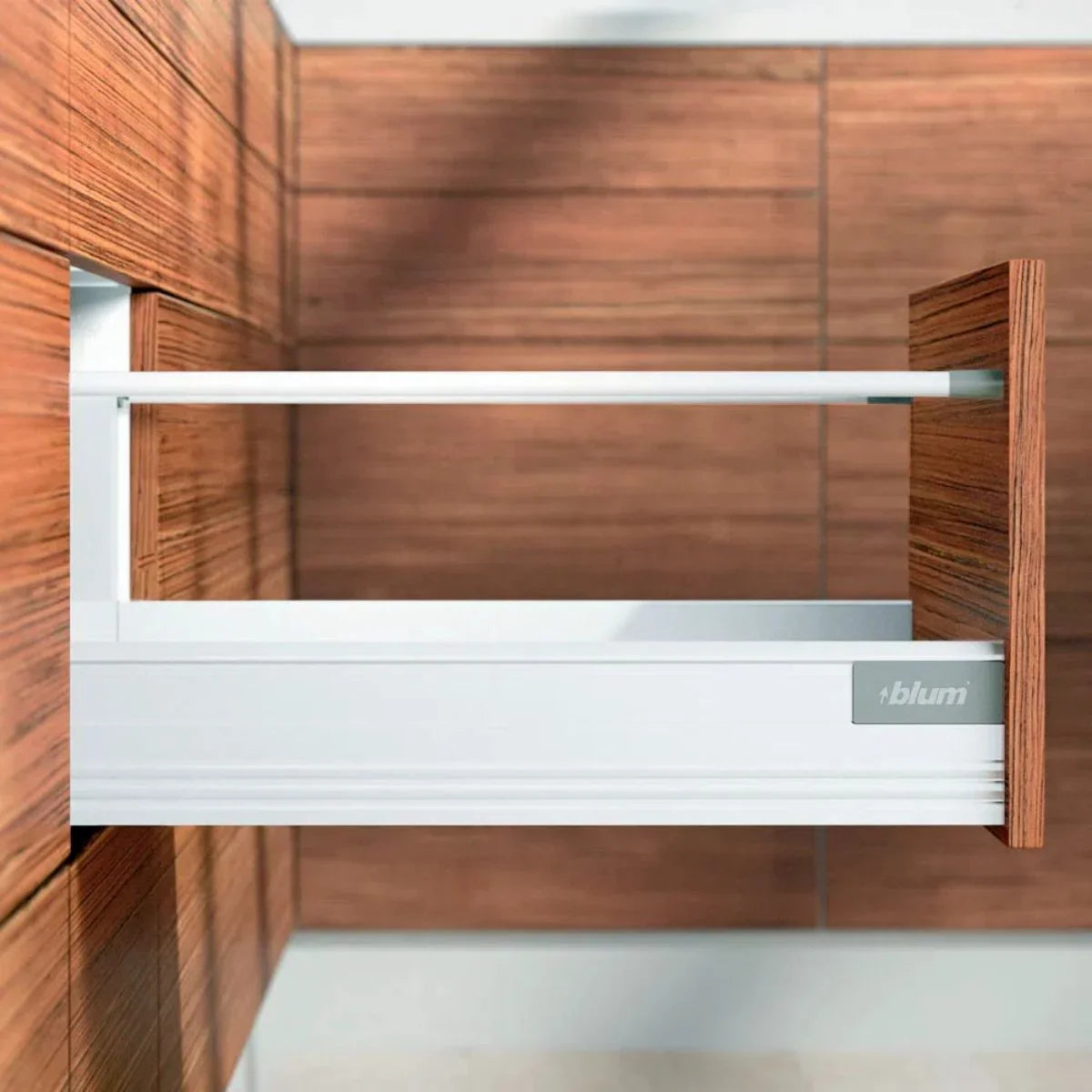Gaveta Blum Tandembox Alta - 450mm x larg 300mm | Branca - 01 Kit - Gavetas Metálicas