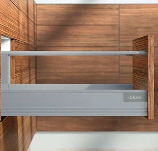 Gaveta Tandembox Alta - 450mm | Cinza - 01 Kit - Gavetas Metálicas