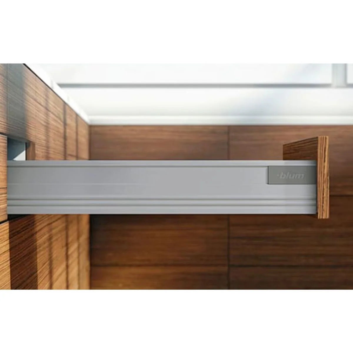 Gaveta Tandembox Baixa - 450mm x larg 300mm | Cinza - 01 Kit - Gavetas Metálicas