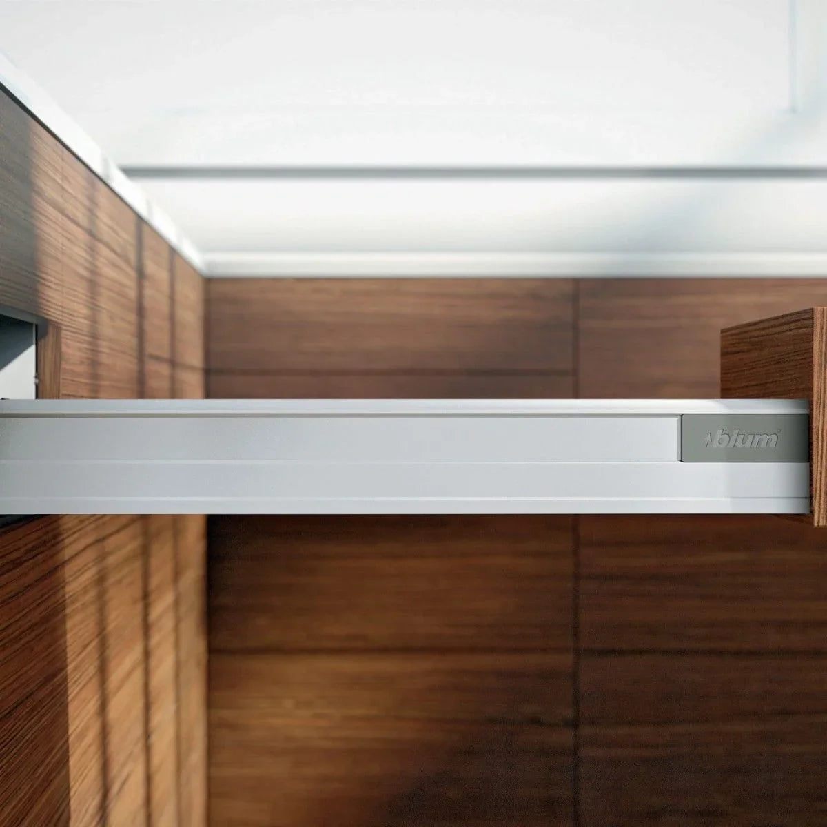 Gaveta Tandembox Baixa - 450mm x larg 900mm | Cinza - 01 Kit - Gavetas Metálicas