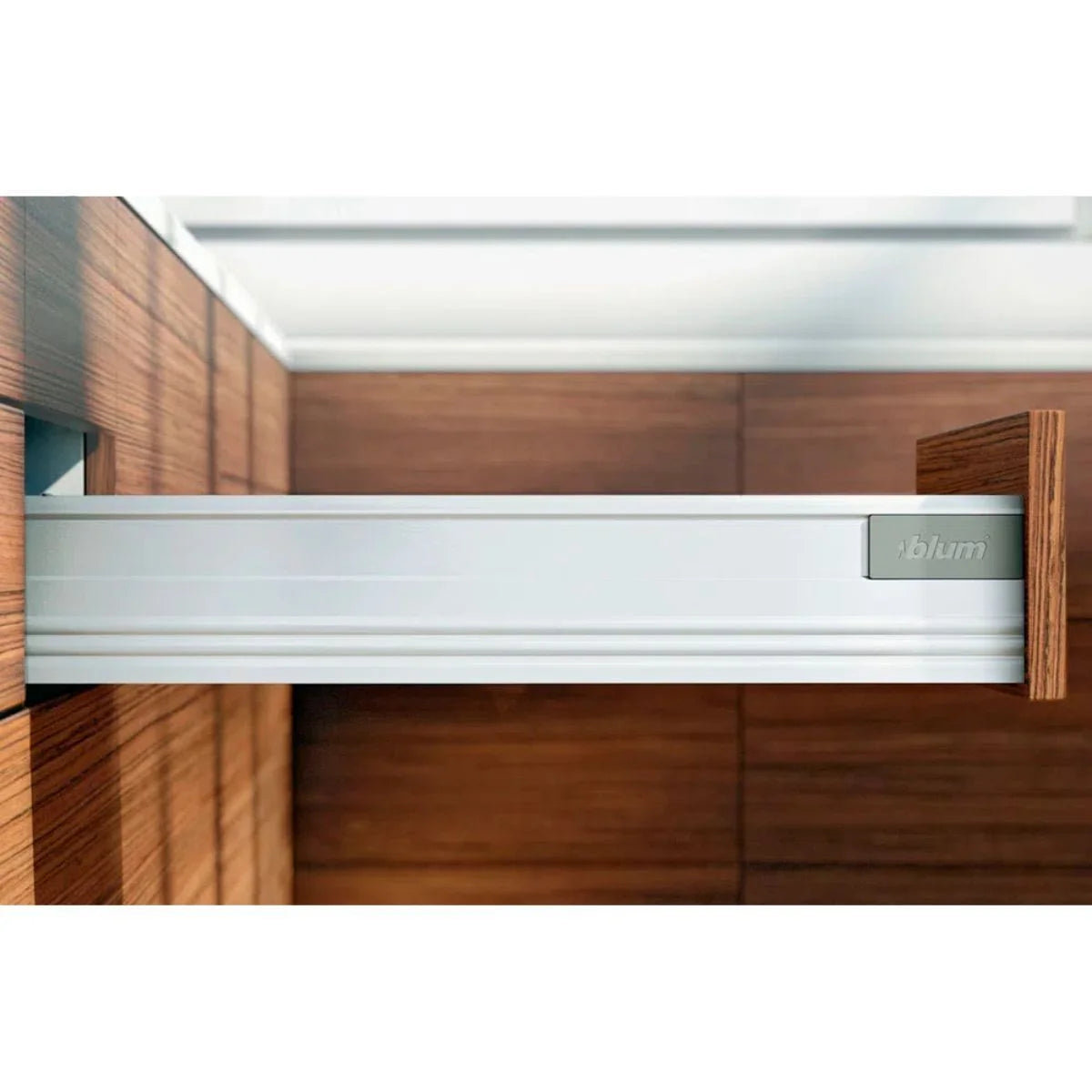 Gaveta Tandembox Baixa - 450mm x larg 300mm | Branca - 01 Kit - Gavetas Metálicas