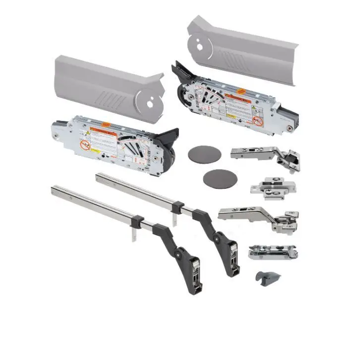 Kit Aventos Hf - (Ag/Pf: 700-900mm) - Cinza - Articuladores