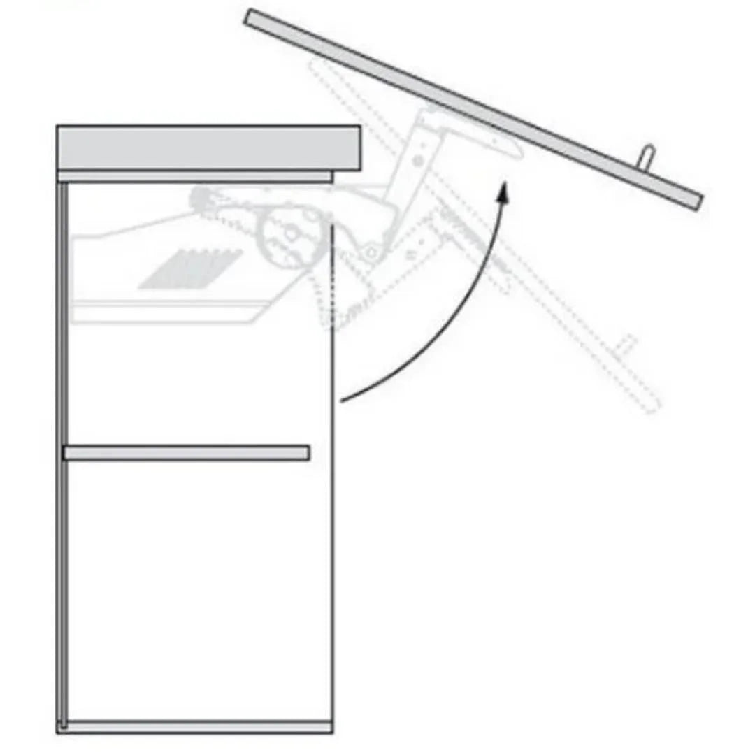 Kit Blum Aventos HS Servo-Drive | Altura 350 - 525mm Tipo C | 31031951 BLUM
