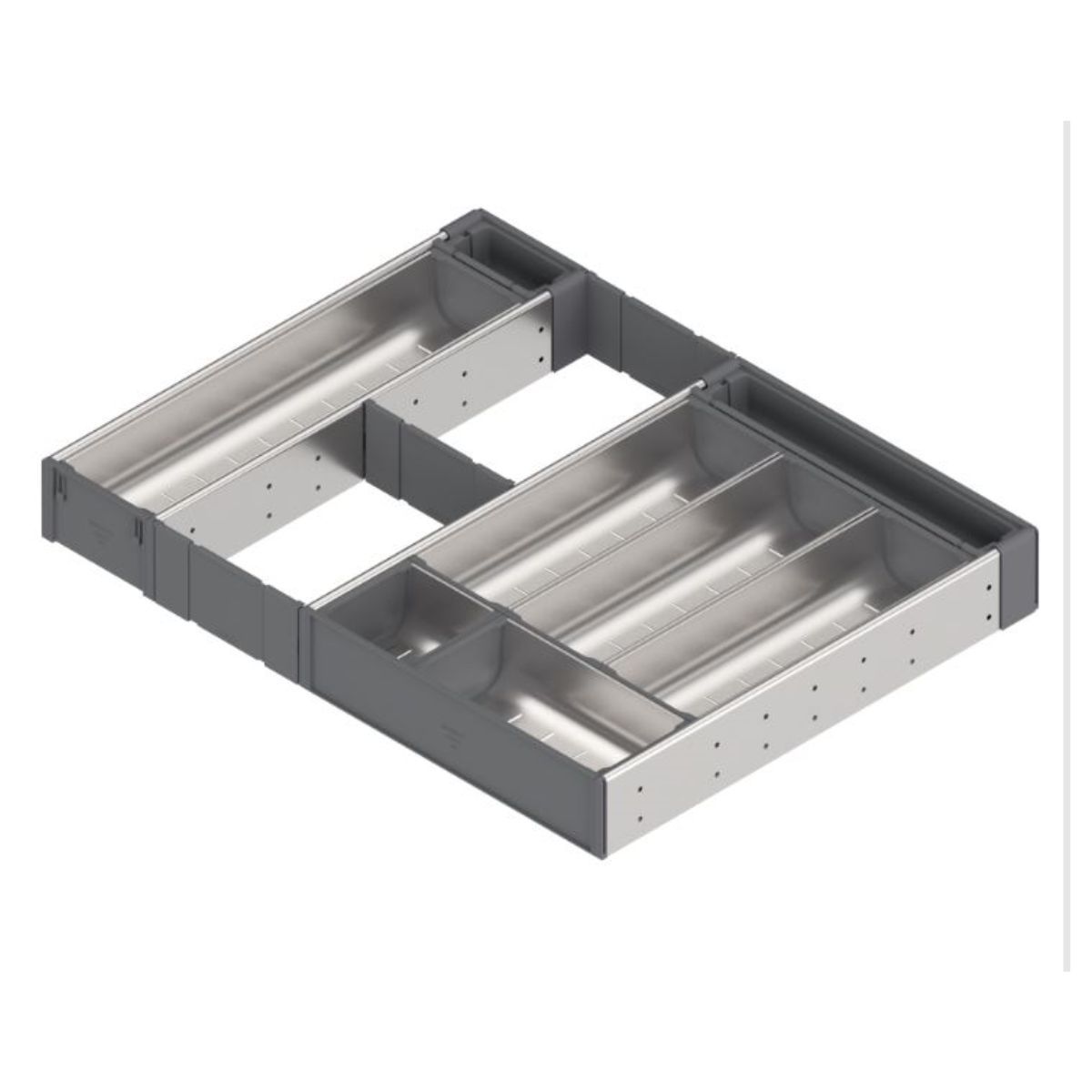 Kit Divisor De Talheres Orga-line 450x512mm P/ Gaveta Em Madeira - 01 Unidade - Utensílios e Organizadores