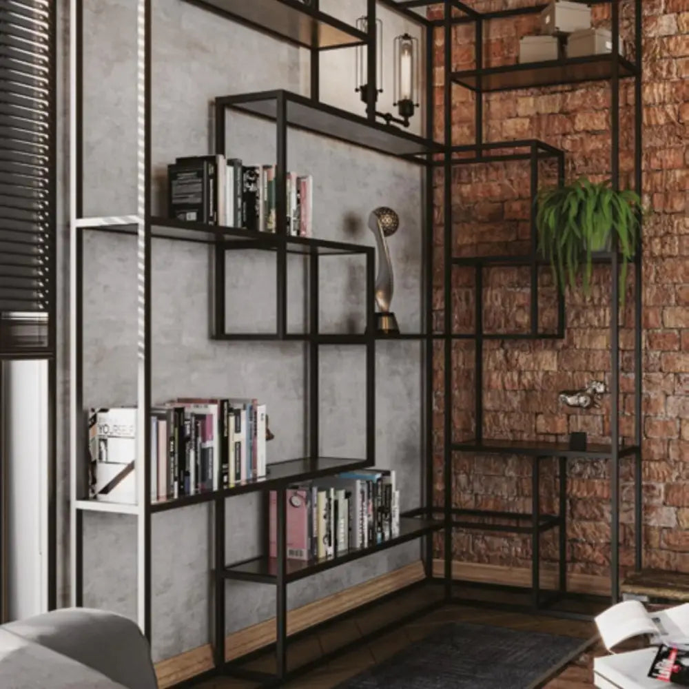 Perfil Alumínio Link 1 Aba | RM-284 | Anodizado Preto | 3 Metros - Perfis