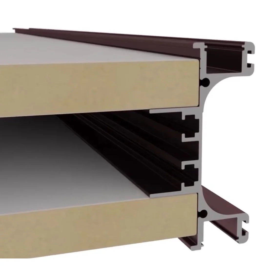 Puxador Cava | RM-248 | Com Baguete| Preto | Barra 3 Metros - Puxadores