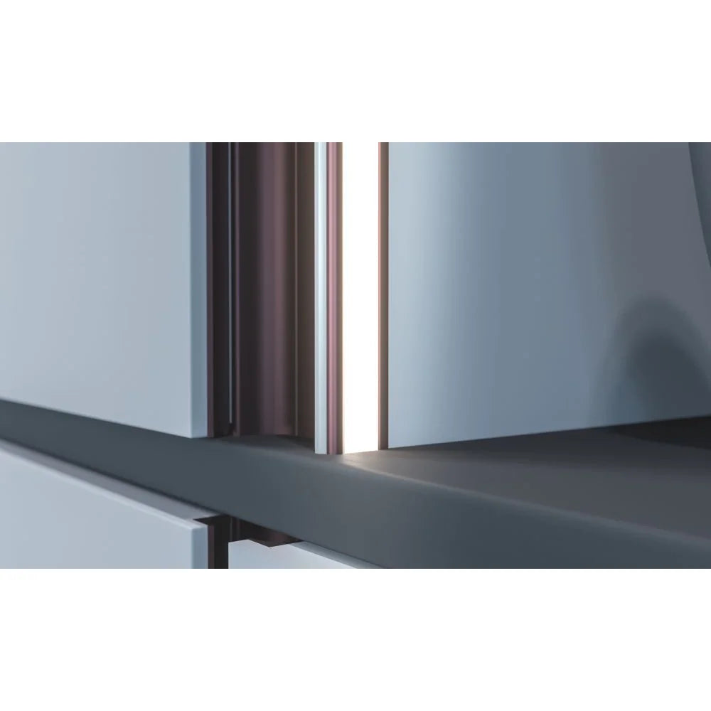 PUXADOR CAVA RM-249 C/ BAG. - SUP. NATURAL - BARRA 3 METROS - 01 UNIDADE - Puxadores