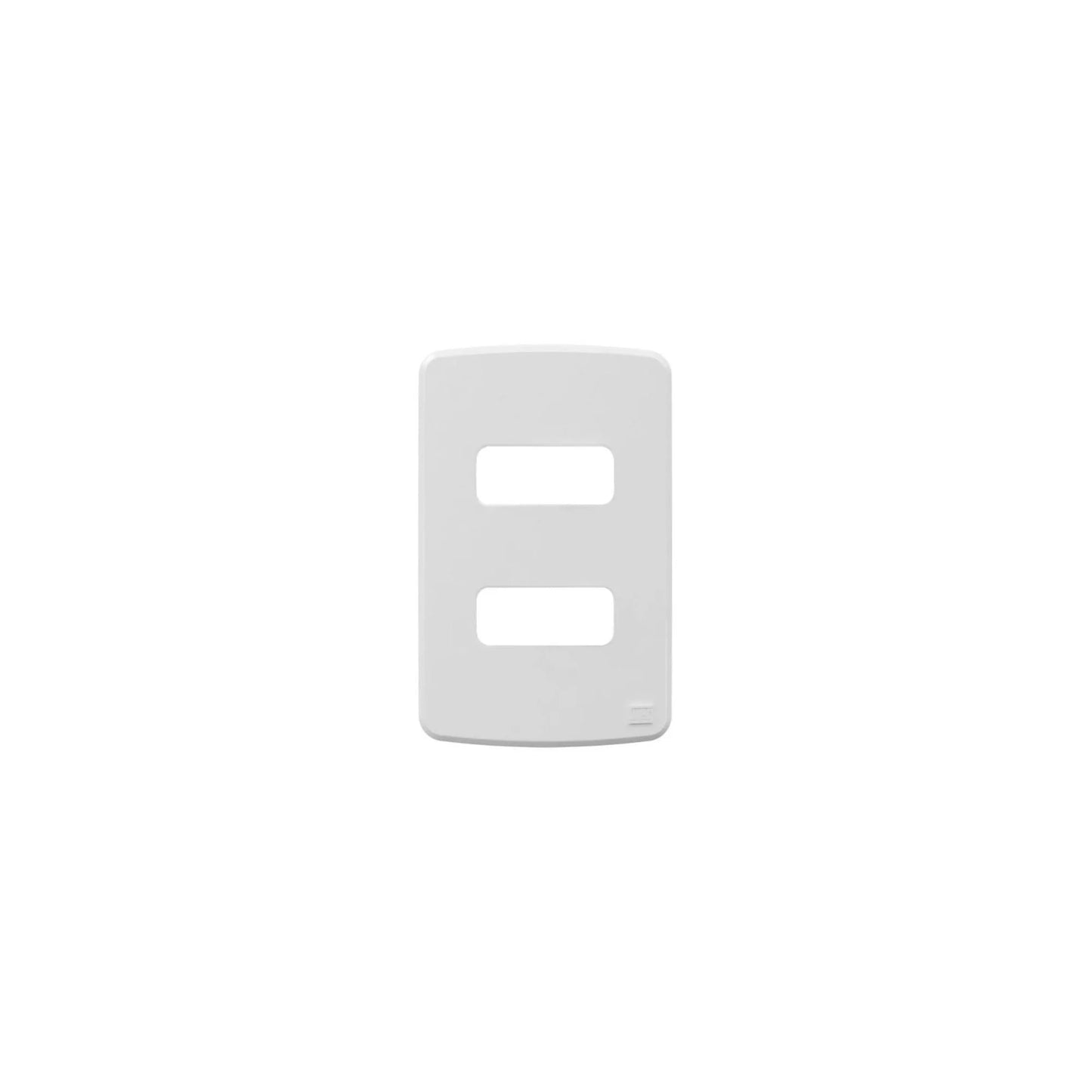 Placa 4X2’’ 2 Posições Compose Branco - 13207353 - Placas