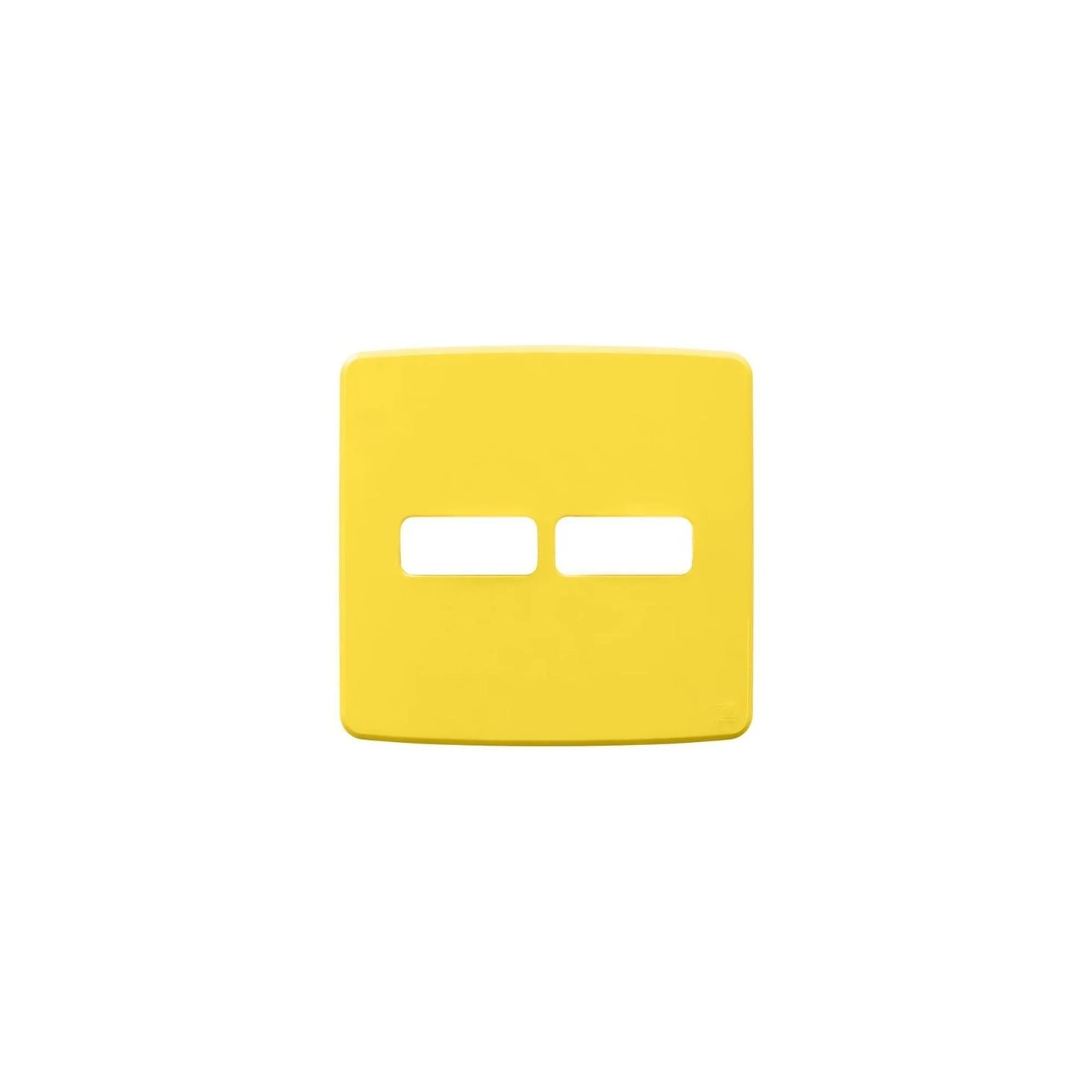 Placa 4X4" 2 Posições (1+1) Compose Amarelo - 13207694 WEG
