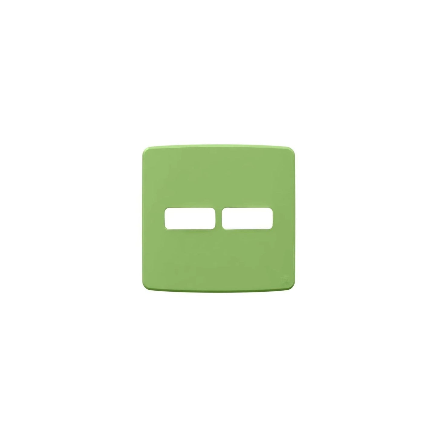 Placa 4X4" 2 Posições (1+1) Compose Verde - 13207694 WEG