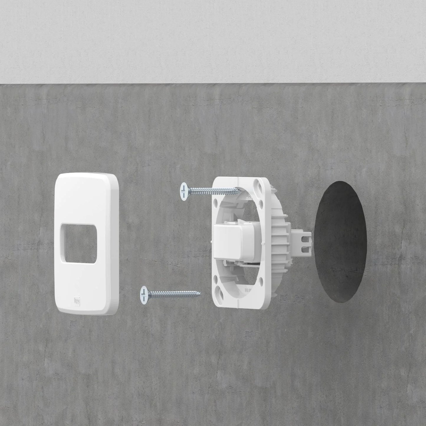 Placa Para Tomada/Interruptor 1 Poisção Preto - Embutir - 13668705 - Placas