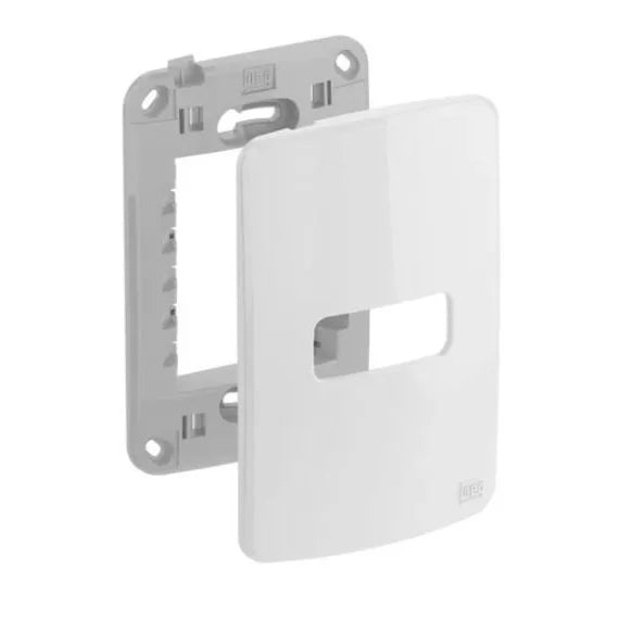 Placa + Suporte 4x2" 1 Posição Compose - Branco - 1 unidade WEG