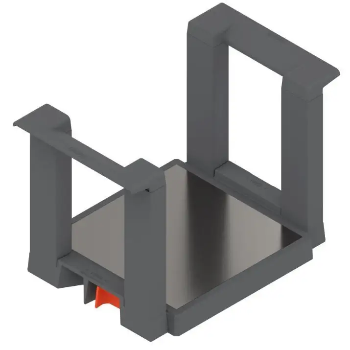 PORTA-PRATOS ORGA-LINE - ALT. 170MM DIAM. PRATO 186-322MM - CINZA ORION ESC. - 01 UNIDADE - Utensílios e Organizadores