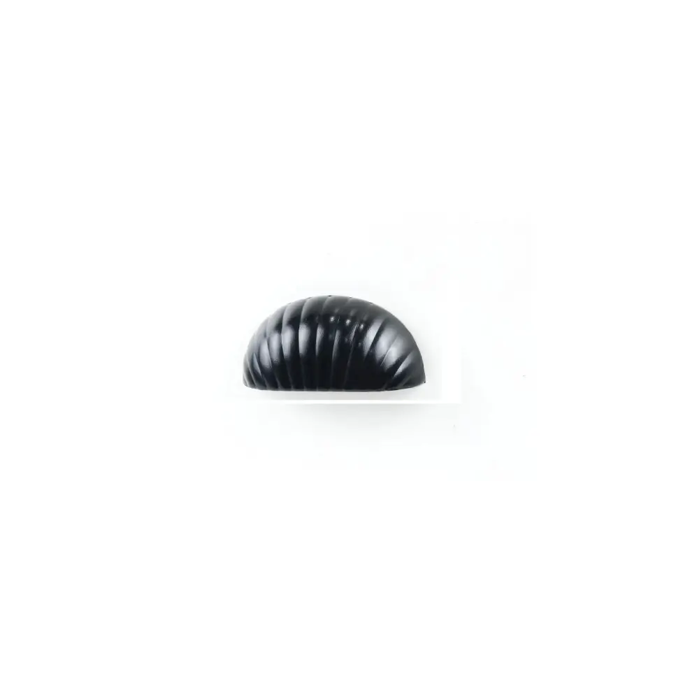Puxador Concha Ostra 64mm - Preto Fosco GRUPPA