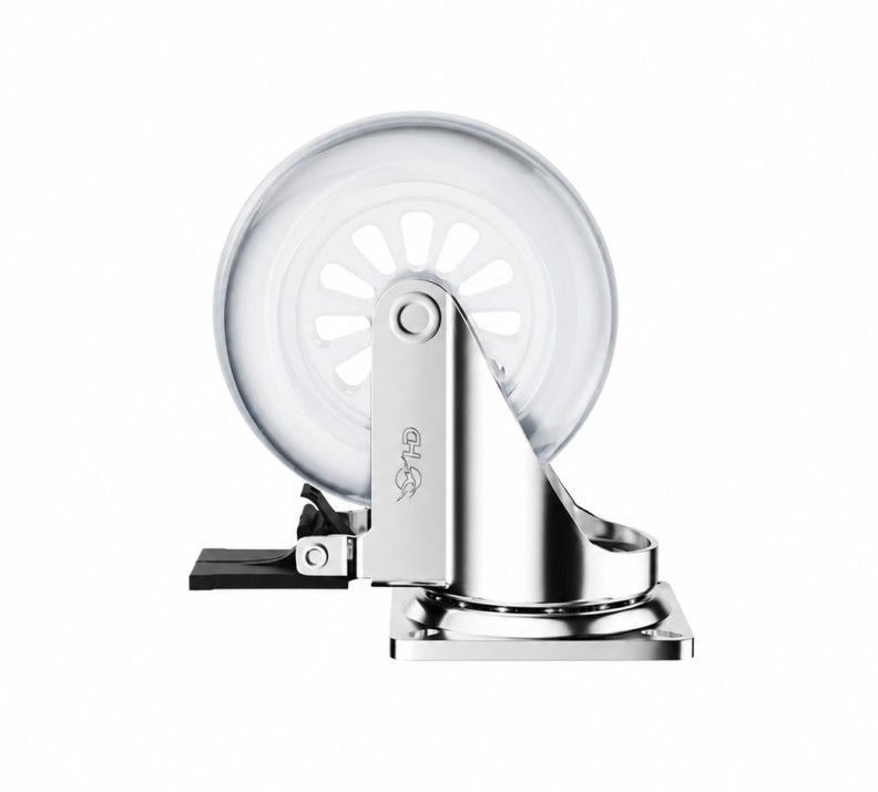 Rodizio Gel 50mm Com Freio - HD Ferragens | 01 Unidade - Sem Categoria