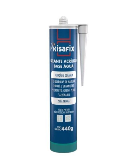 Selante Acrílico Kisafix 440g Base Água com Fungicida - Sem Categoria