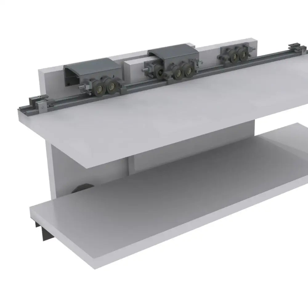 Sistema Para Porta de Correr SS150 + | 3 Portas | 150Kg - Sistemas Deslizantes