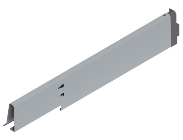 Tandembox Lateral Direita p/ Pia (Vão cuba) 500MM - Cinza - 01 Unidade - Sem Categoria