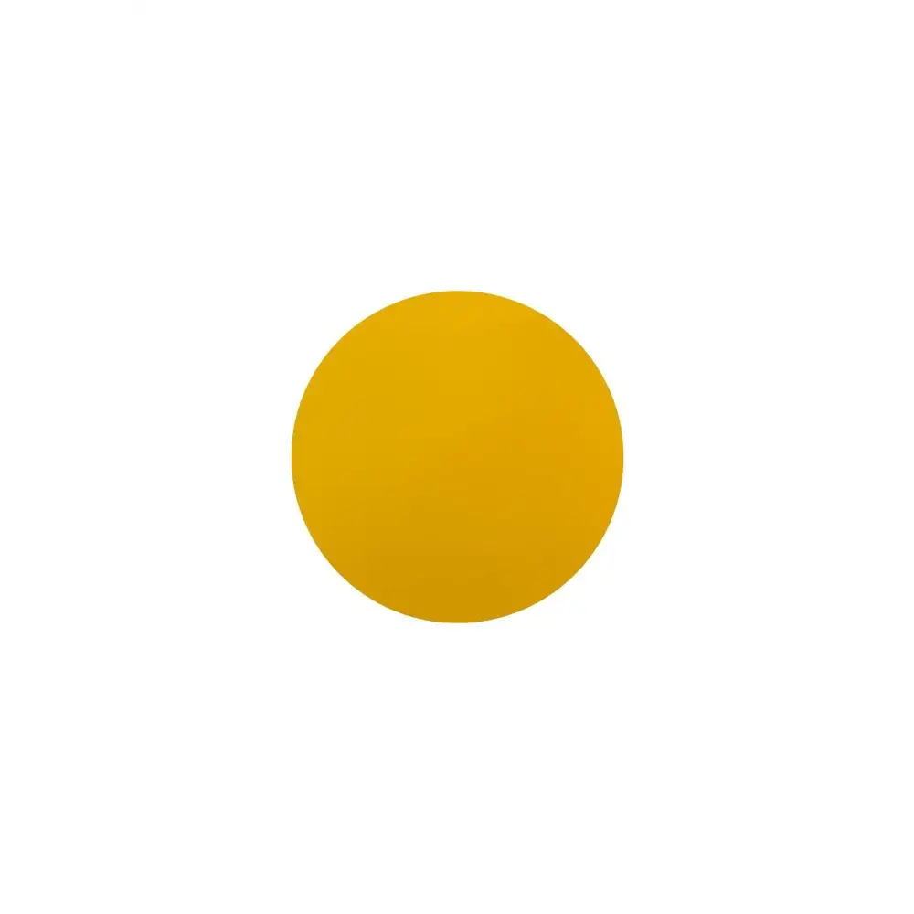 Tapa Furos Adesivo Lacca AD | Amarelo Gema | 19mm | Cartela com 36 - Tapa Furos