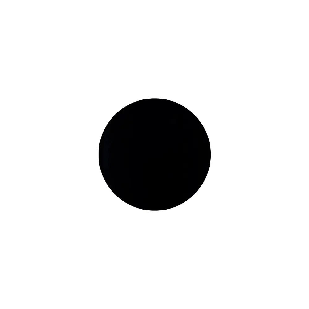 Tapa Furos Adesivo Lacca AD | Preto Ônix | 19mm | Cartela com 36 - Tapa Furos