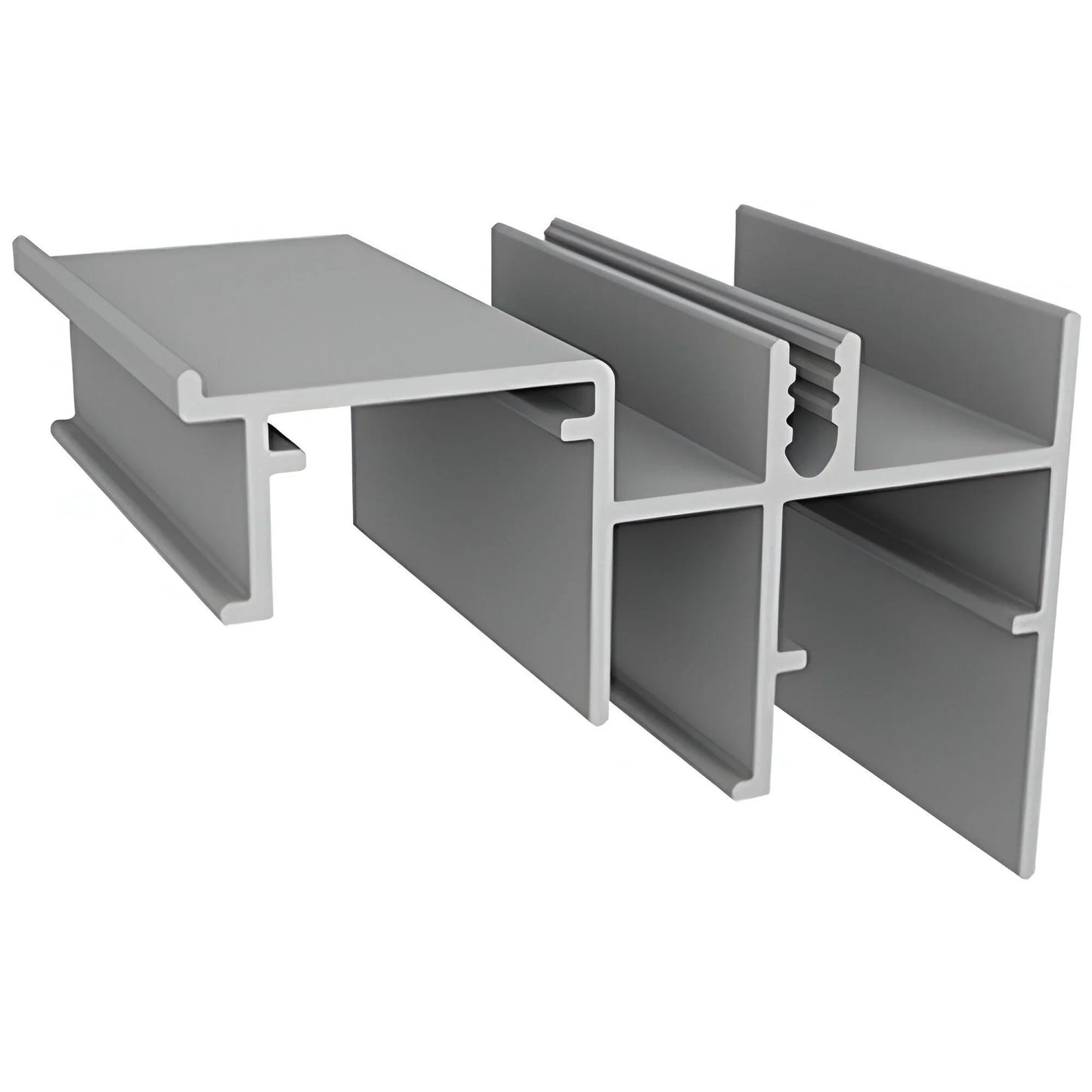 Trilho Alumínio Inferior | RM-265 | Para Sistema Deslizante Dominus | Barra 3 Metros - Perfis