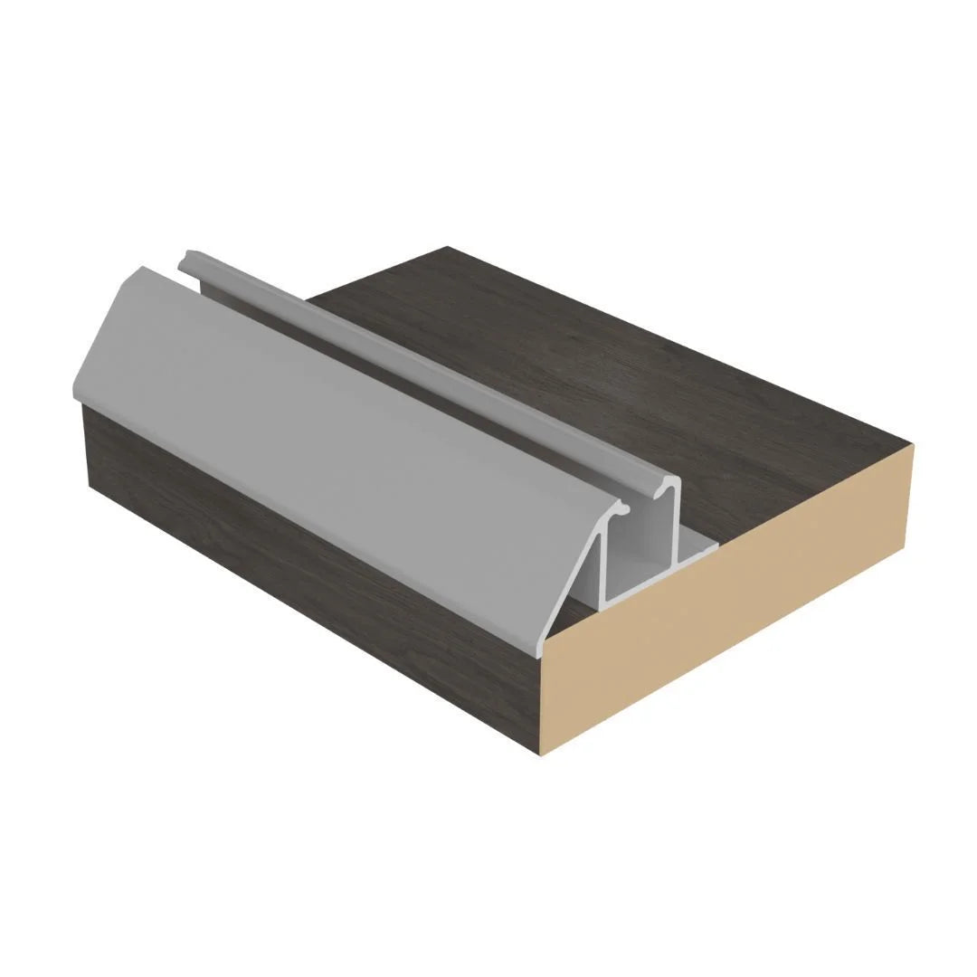 Trilho Alumínio Sobreposto RM-313 | Para Linea Simples | Barra 3 Metros - Perfis