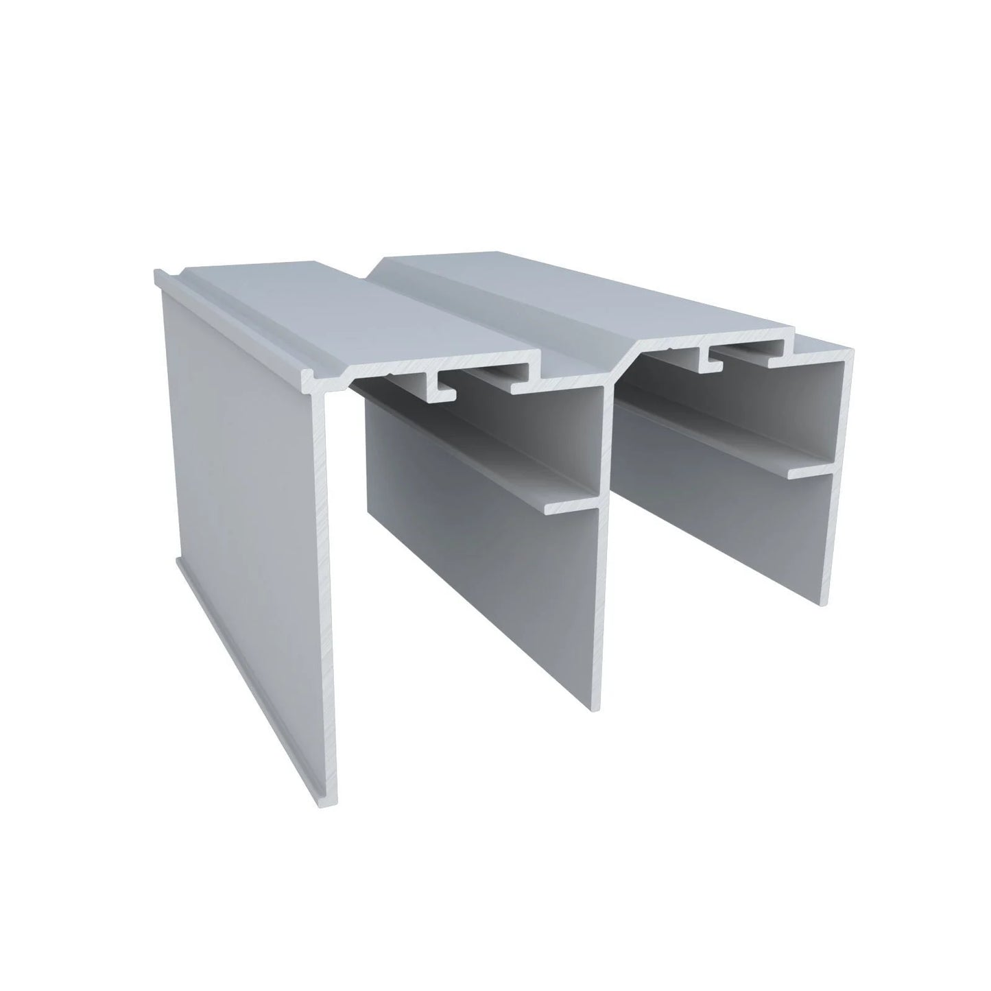 Trilho Alumínio Superior | RM-209 | Agility Plus para 2 Portas | Barra 3 Metros - Perfis