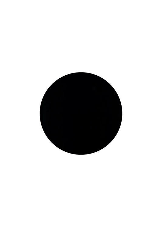 Tapa Furos Adesivo Lacca AD | Preto Ônix | 19mm | Cartela com 36