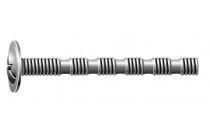 Parafuso para Puxador 4x35mm | Cabeça Flagelada | Zincado | Pct. com 500