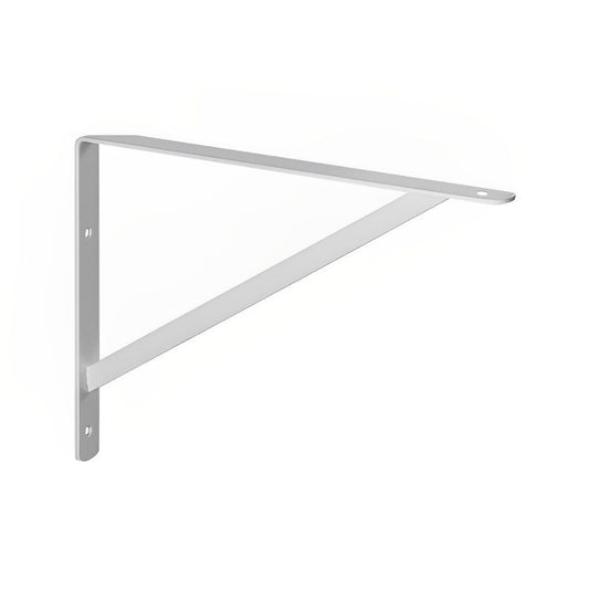Suporte Mão Francesa Pesada Aco Branco 300mm - 70Kg