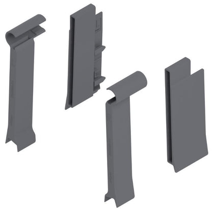 Suporte Boxside para Vidro - Extensão Frontal dianteiro/posterior para Gaveta Tandembox Plus - Par