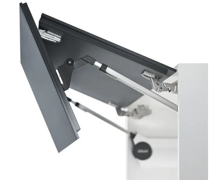 Kit Aventos HF - (Ac.28+Bc.38) Cinza | Blum