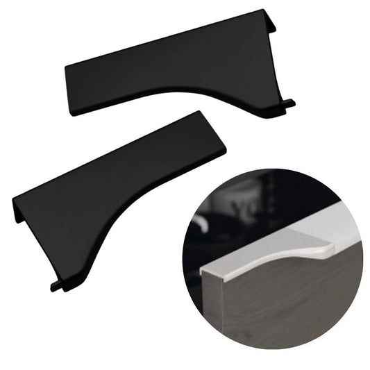 Ponteira Puxador Facetato 18mm PE-183 | S7018 | Preto | Par